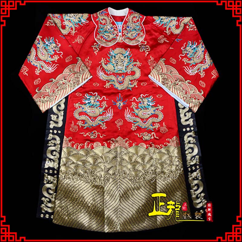 松原皇帝蟒袍全金八宝团龙蟒