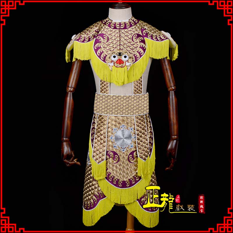 松原武将士兵云肩鱼鳞侉子